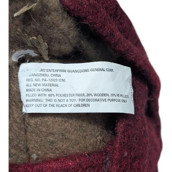 Christmas Holiday Standing Felt 15" Snowman - Picture 5 of 5